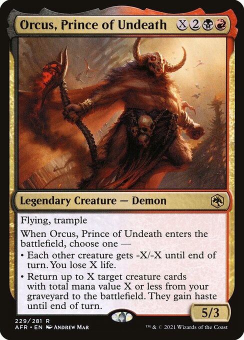 Orcus, Prince of Undeath (229) [Adventures in the Forgotten Realms]