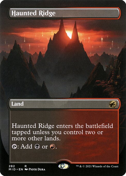 Haunted Ridge (282) [Innistrad: Midnight Hunt] [Borderless]