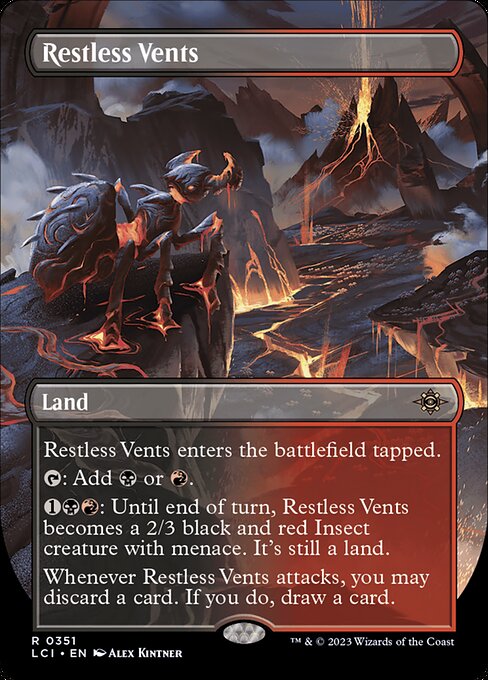 Restless Vents (351) [The Lost Caverns of Ixalan] [Borderless]