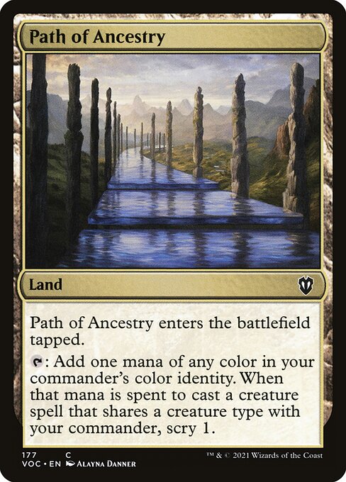 Path of Ancestry (177) [Crimson Vow Commander]