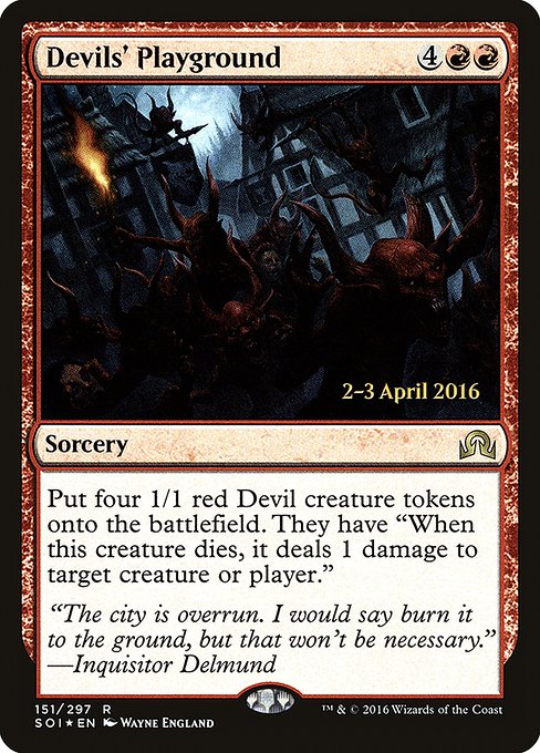 Devils' Playground (151s) [Shadows over Innistrad Promos]
