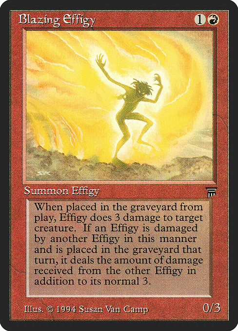 Blazing Effigy (134) [Legends]