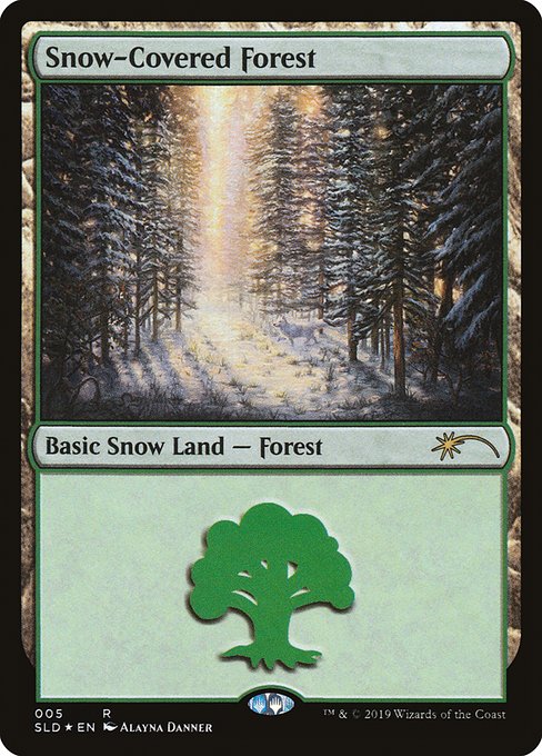 Snow-Covered Forest (5) [Secret Lair Drop]