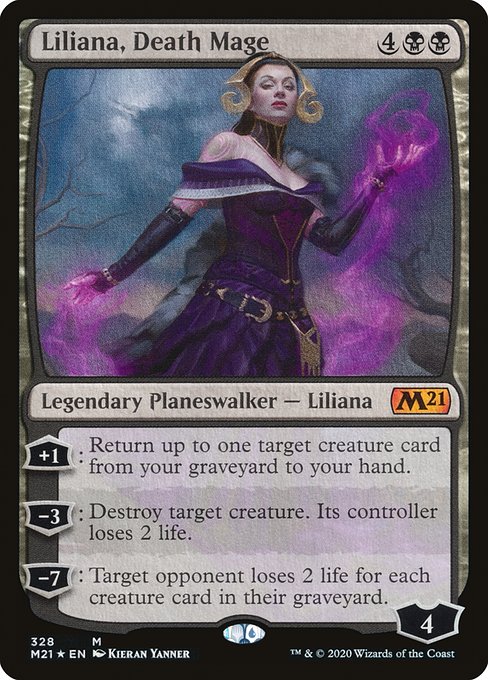 Liliana, Death Mage (328) [Core Set 2021]
