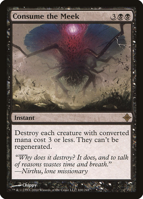 Consume the Meek (100) [Rise of the Eldrazi]
