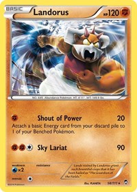 Landorus (58/111) [XY Furious Fists]