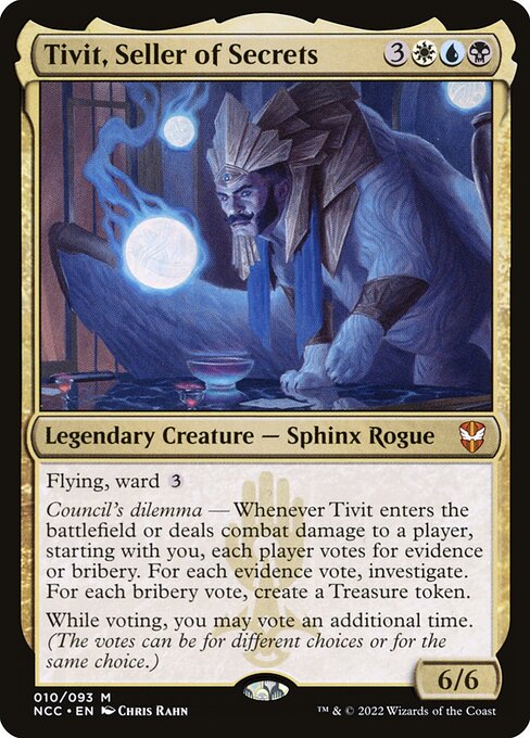 Tivit, Seller of Secrets (10) [New Capenna Commander]