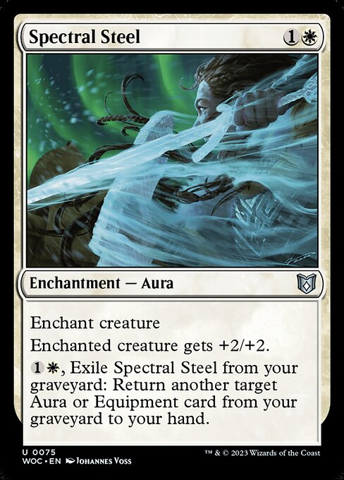 Spectral Steel (75) [Wilds of Eldraine Commander]