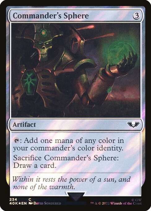 Commander's Sphere (234★) [Warhammer 40,000 Commander]