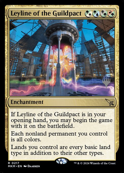 Leyline of the Guildpact (217p) [Murders at Karlov Manor Promos]