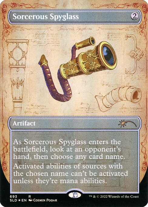Sorcerous Spyglass (693) [Secret Lair Drop] [Borderless]
