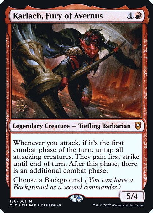 Karlach, Fury of Avernus (186s) [Battle for Baldur's Gate Promos]