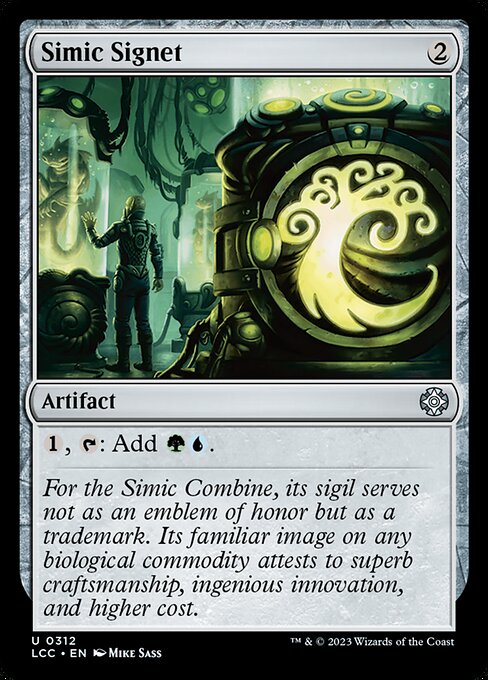 Simic Signet (312) [The Lost Caverns of Ixalan Commander]