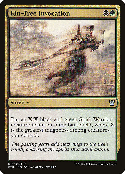 Kin-Tree Invocation (183) [Khans of Tarkir]