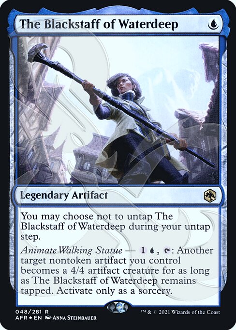 The Blackstaff of Waterdeep (48a) [Adventures in the Forgotten Realms Promos]