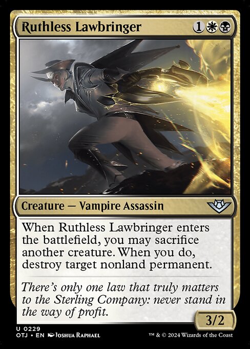 Ruthless Lawbringer (229) [Outlaws of Thunder Junction]