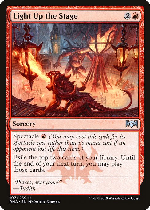 Light Up the Stage (107) [Ravnica Allegiance]