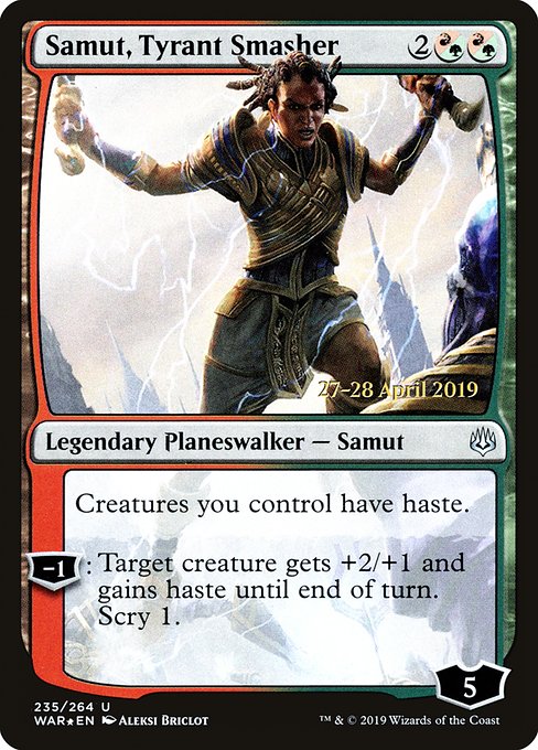 Samut, Tyrant Smasher (235s) [War of the Spark Promos]