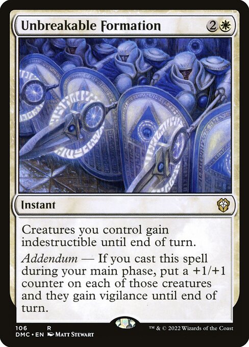 Unbreakable Formation (106) [Dominaria United Commander]