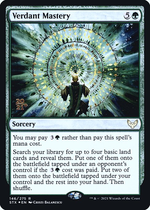 Verdant Mastery (146s) [Strixhaven: School of Mages Promos]