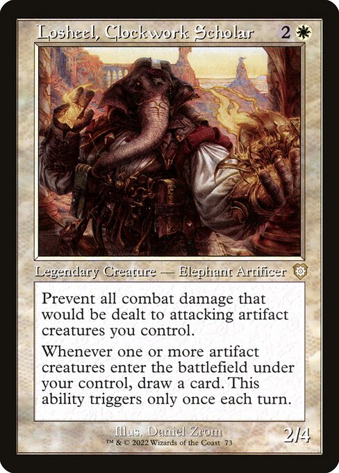 Losheel, Clockwork Scholar (73) [The Brothers' War Commander]