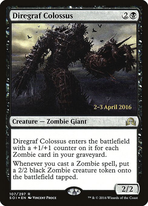 Diregraf Colossus (107s) [Shadows over Innistrad Promos]