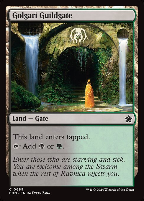 Golgari Guildgate (689) [Foundations]