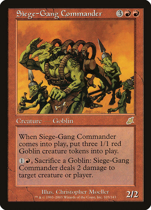 Siege-Gang Commander (103) [Scourge]