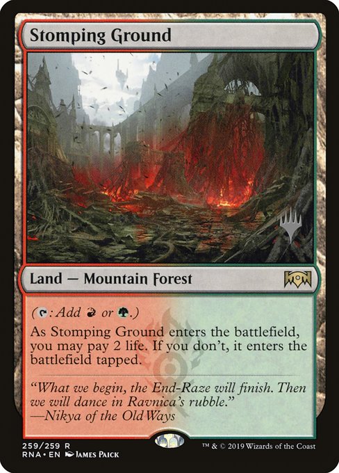 Stomping Ground (259p) [Ravnica Allegiance Promos]