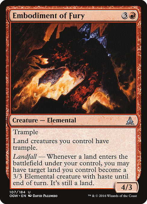 Embodiment of Fury (107) [Oath of the Gatewatch]