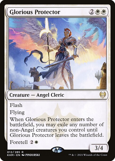 Glorious Protector (12p) [Kaldheim Promos]