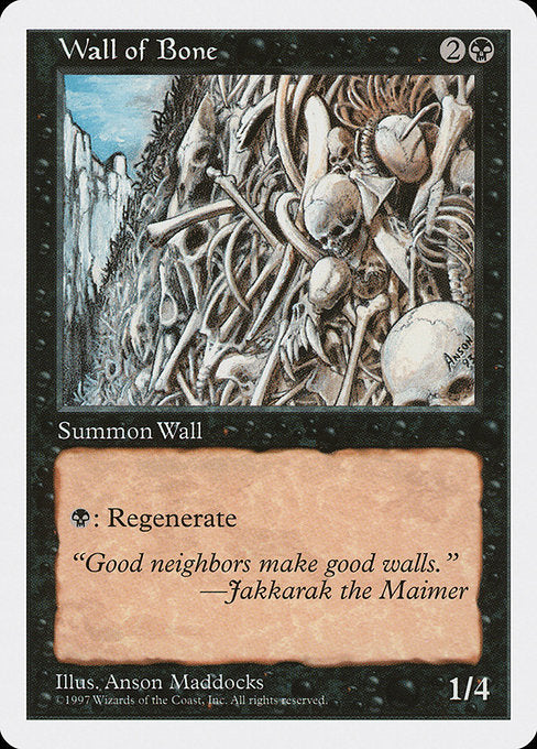 Wall of Bone (203) [Fifth Edition]