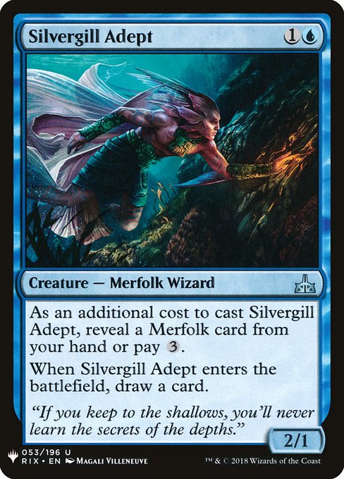 Silvergill Adept (RIX-53) [The List]