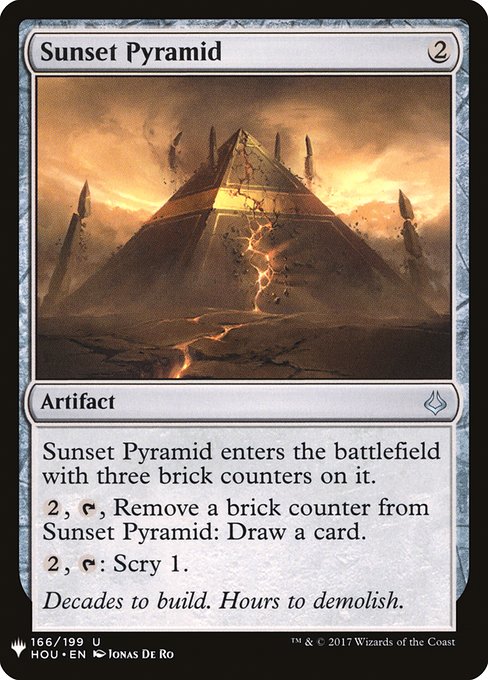 Sunset Pyramid (HOU-166) [The List]