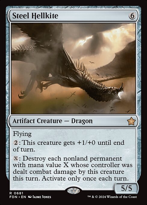 Steel Hellkite (681) [Foundations]