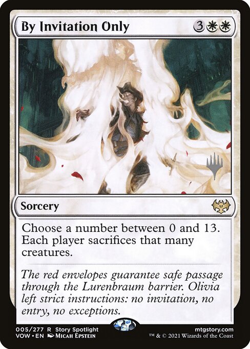 By Invitation Only (5p) [Innistrad: Crimson Vow Promos]