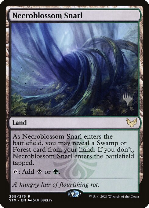 Necroblossom Snarl (269p) [Strixhaven: School of Mages Promos]