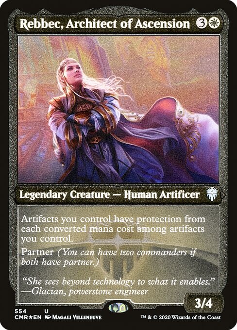 Rebbec, Architect of Ascension (554) [Commander Legends] [Etched]