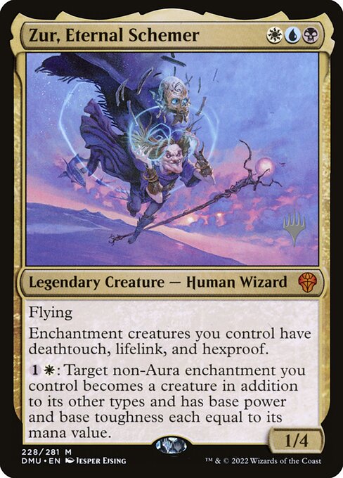 Zur, Eternal Schemer (228p) [Dominaria United Promos]