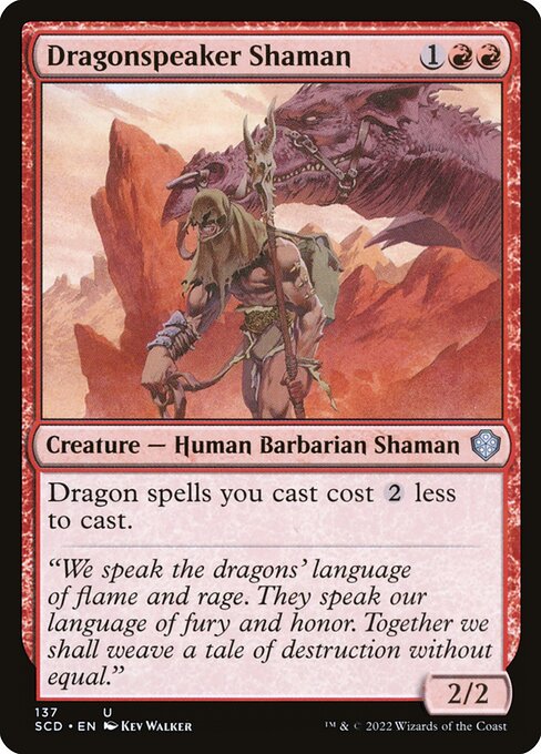Dragonspeaker Shaman (137) [Starter Commander Decks]