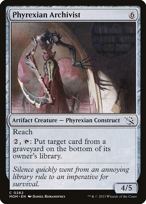 Phyrexian Archivist (262) [March of the Machine]