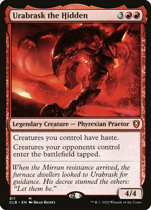 Urabrask the Hidden (811) [Commander Legends: Battle for Baldur's Gate]