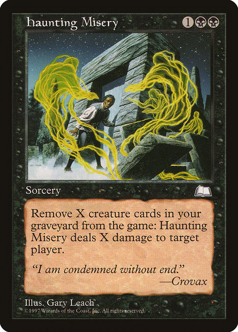 Haunting Misery (71) [Weatherlight]