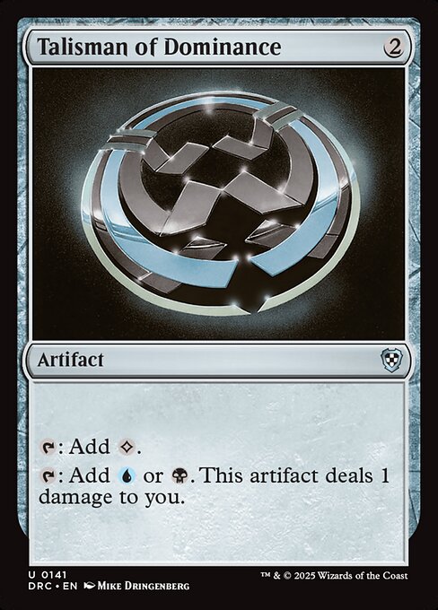 Talisman of Dominance (141) [Aetherdrift Commander]