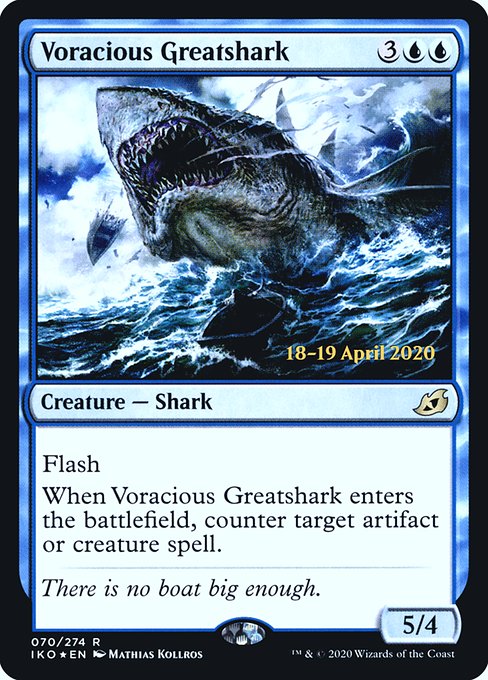 Voracious Greatshark (70s) [Ikoria: Lair of Behemoths Promos]