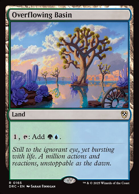 Overflowing Basin (165) [Aetherdrift Commander]