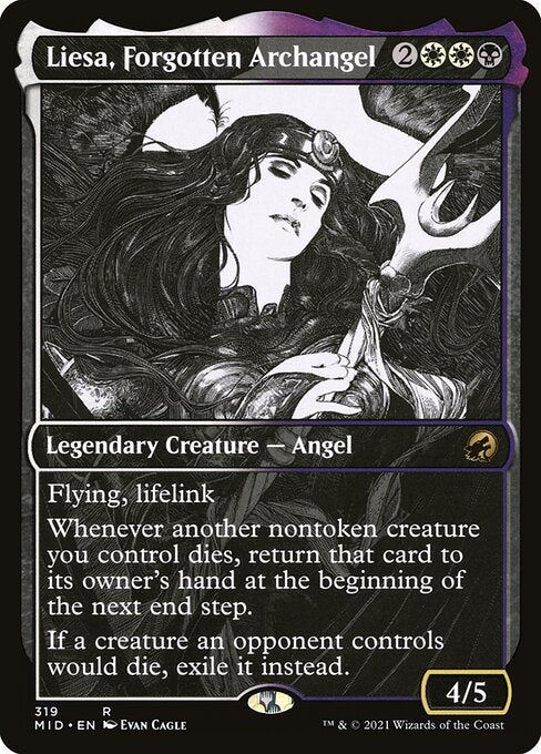 Liesa, Forgotten Archangel (319) [Innistrad: Midnight Hunt] [Showcase]