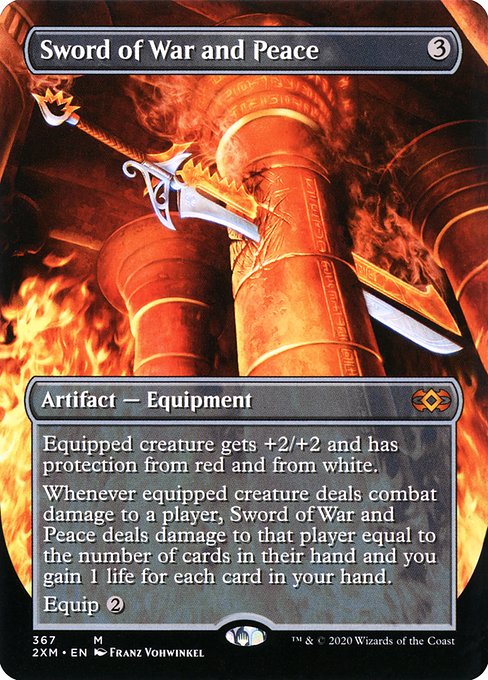 Sword of War and Peace (367) [Double Masters] [Borderless]