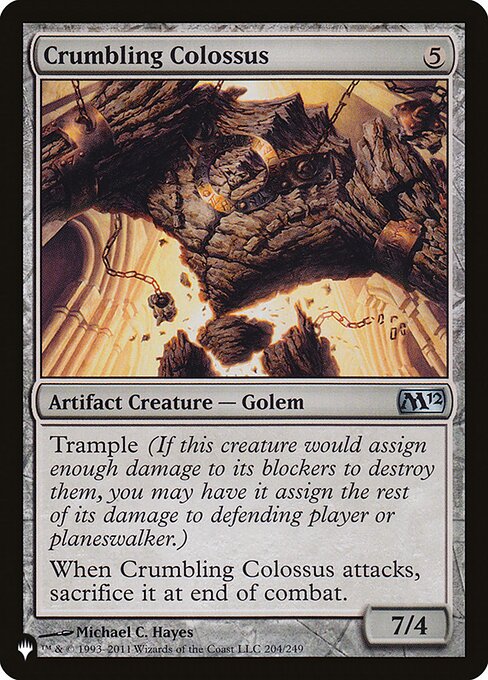 Crumbling Colossus (M12-204) [The List]