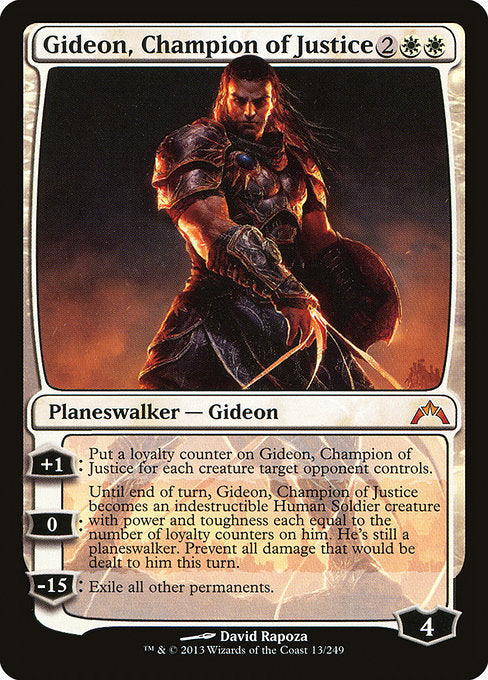 Gideon, Champion of Justice (13) [Gatecrash]